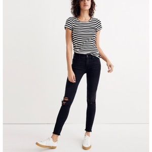 High Riser Skinny Black Madewell Jeans